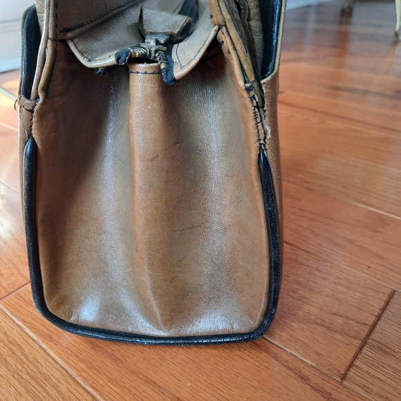 Sold on Mercari Vintage rose, Aztec calendar tooled leather purse - Picture 6 of 16